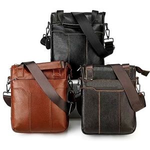 1pc Factory Direct First Layer Cowhide Male Bag Large